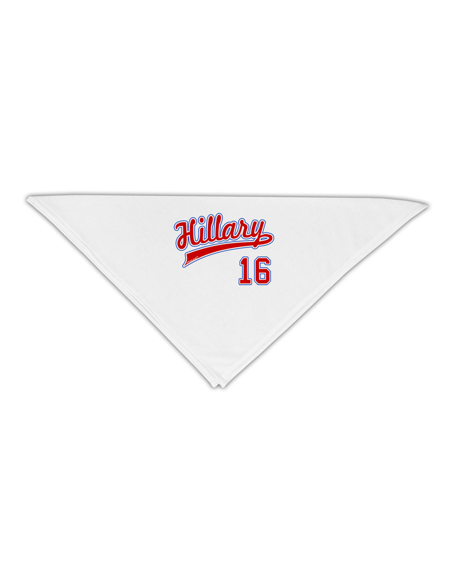 Hillary Jersey 16 Adult 19" Square Bandana-Square Bandanas-TooLoud-White-One-Size-Adult-Davson Sales