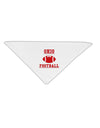 Ohio Football Adult 19&#x22; Square Bandana by TooLoud-Square Bandanas-TooLoud-White-One-Size-Adult-Davson Sales