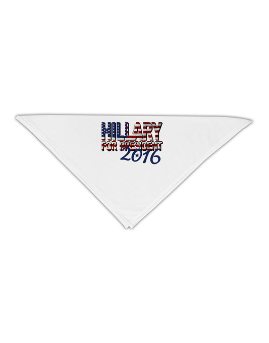 Hillary for President Flag Adult 19&#x22; Square Bandana-Square Bandanas-TooLoud-White-One-Size-Adult-Davson Sales