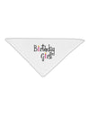 Birthday Girl - Birthday Candles Adult 19&#x22; Square Bandana by TooLoud-Square Bandanas-TooLoud-White-One-Size-Adult-Davson Sales