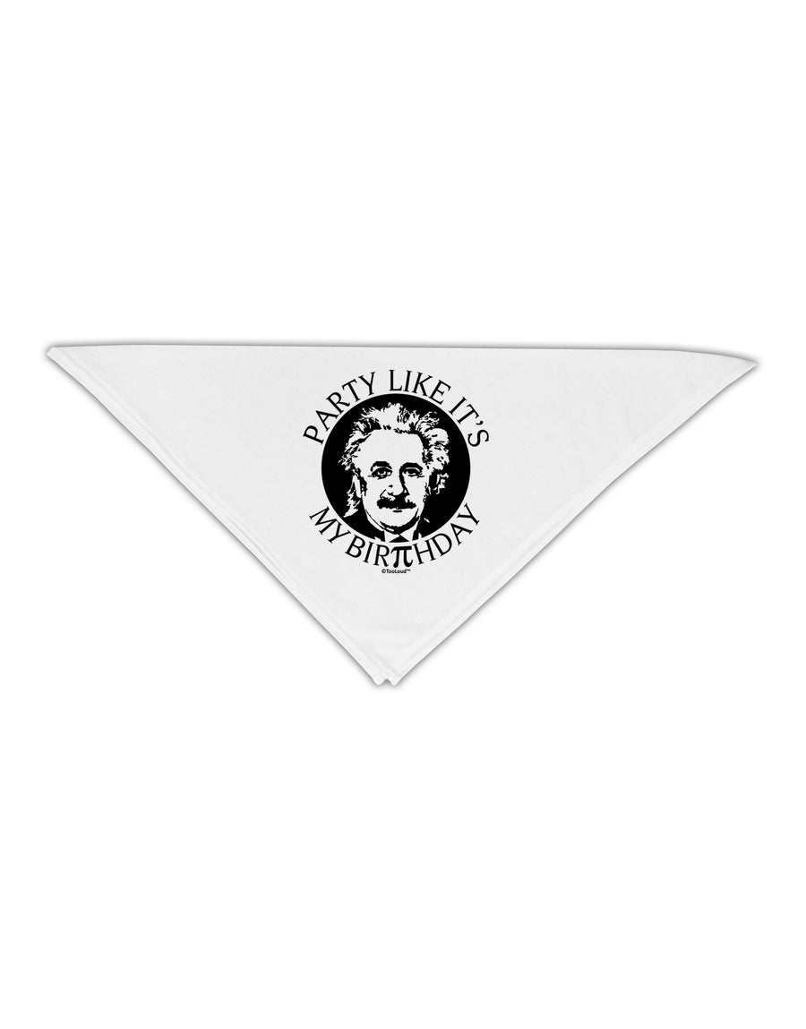 Pi Day - Birthday Design Adult 19&#x22; Square Bandana by TooLoud-Square Bandanas-TooLoud-White-One-Size-Adult-Davson Sales