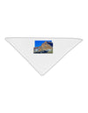 Colorado Snowy Mountains Cutout Adult 19&#x22; Square Bandana-Square Bandanas-TooLoud-White-One-Size-Adult-Davson Sales