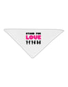 Stand For Love Pink Adult 19&#x22; Square Bandana-Square Bandanas-TooLoud-White-One-Size-Adult-Davson Sales