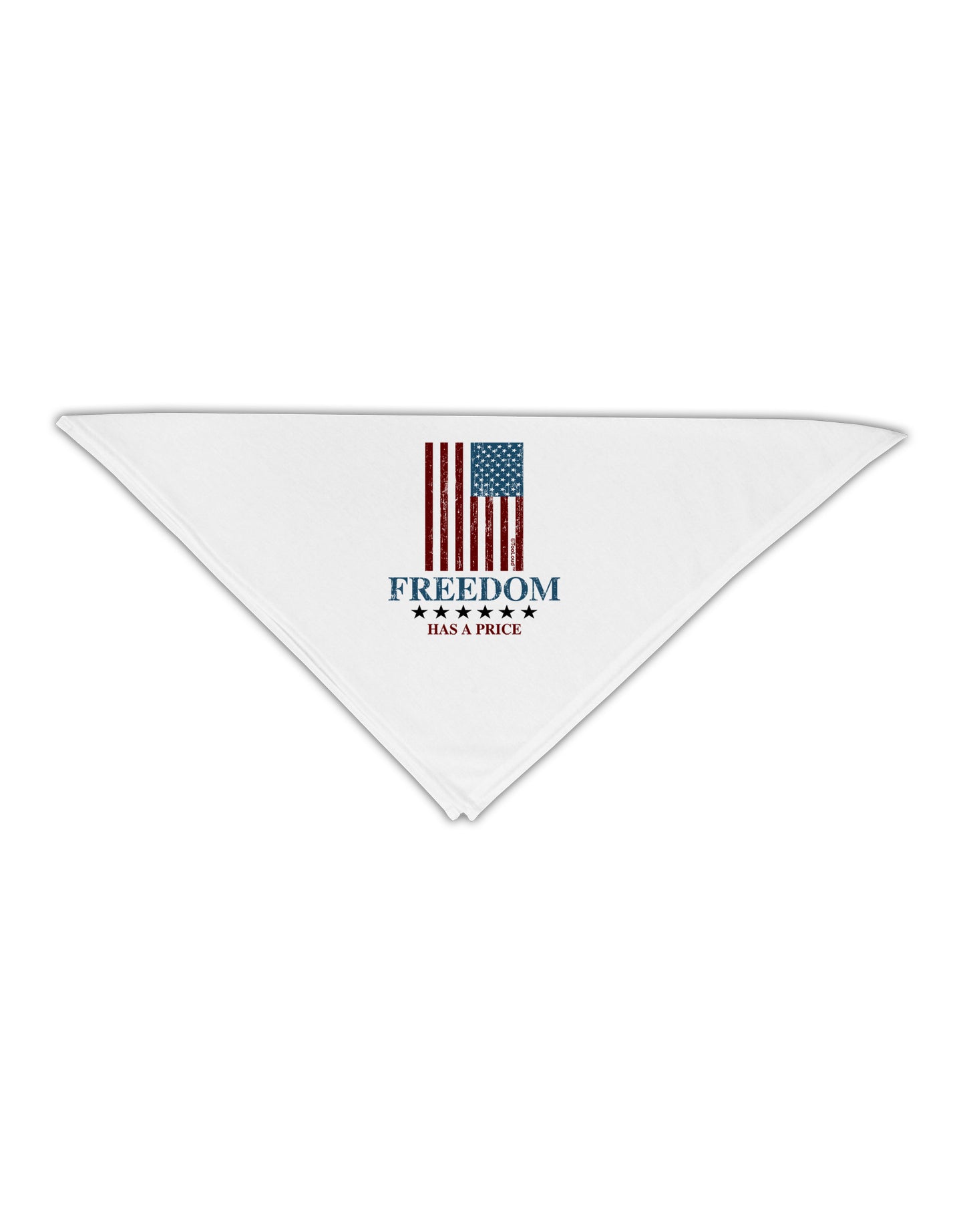 Freedom Flag Color Adult 19&#x22; Square Bandana-Square Bandanas-TooLoud-White-One-Size-Adult-Davson Sales