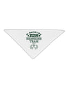 St Patricks Day Drinking Team Adult 19&#x22; Square Bandana-Square Bandanas-TooLoud-White-One-Size-Adult-Davson Sales