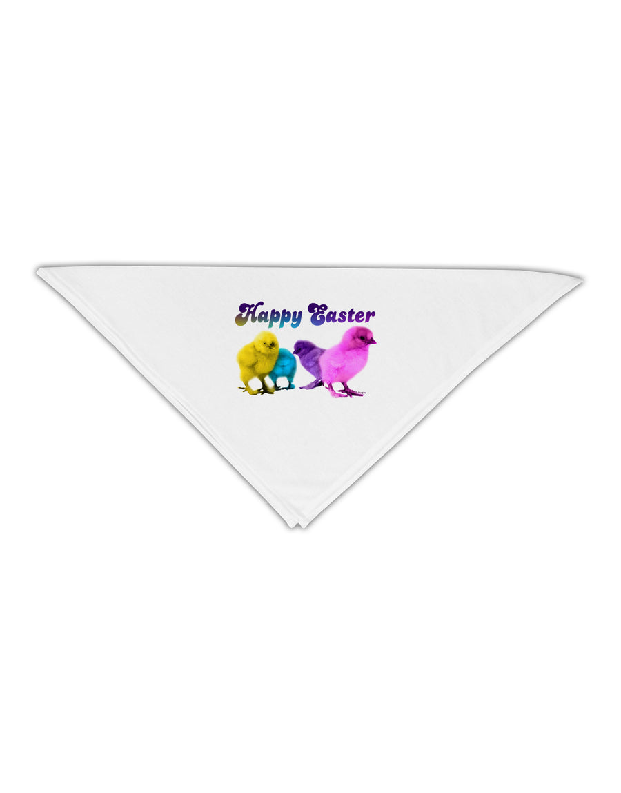 Happy Easter Peepers Adult 19" Square Bandana-Square Bandanas-TooLoud-White-One-Size-Adult-Davson Sales