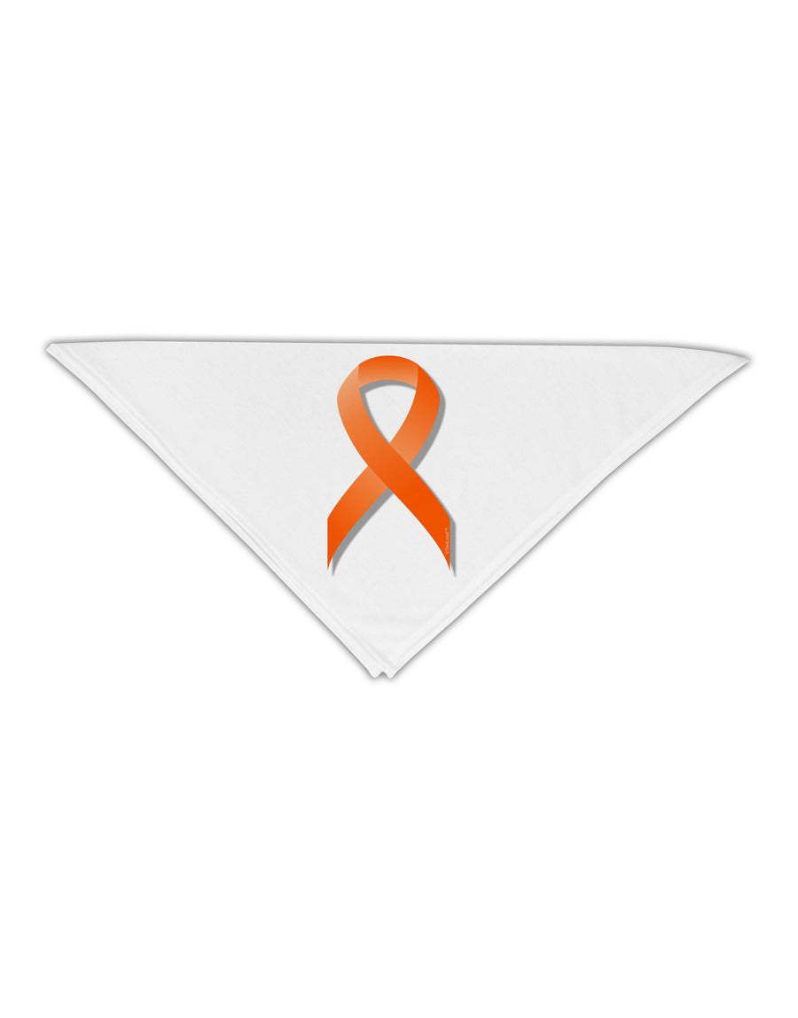 Leukemia Awareness Ribbon - Orange Adult 19&#x22; Square Bandana-Square Bandanas-TooLoud-White-One-Size-Adult-Davson Sales