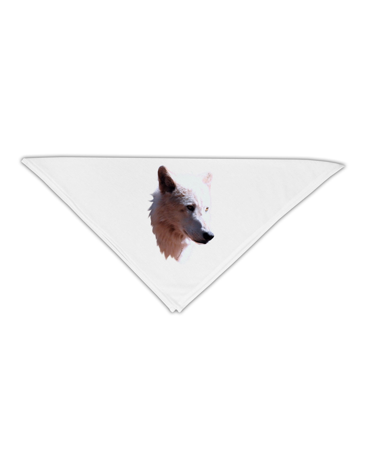 Magnificent White Wolf Head Adult 19&#x22; Square Bandana-Square Bandanas-TooLoud-White-One-Size-Adult-Davson Sales