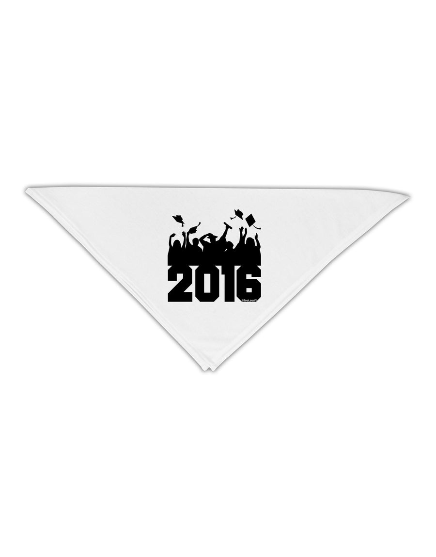 Current Year Graduation BnW Adult 19&#x22; Square Bandana-Square Bandanas-TooLoud-White-One-Size-Adult-Davson Sales