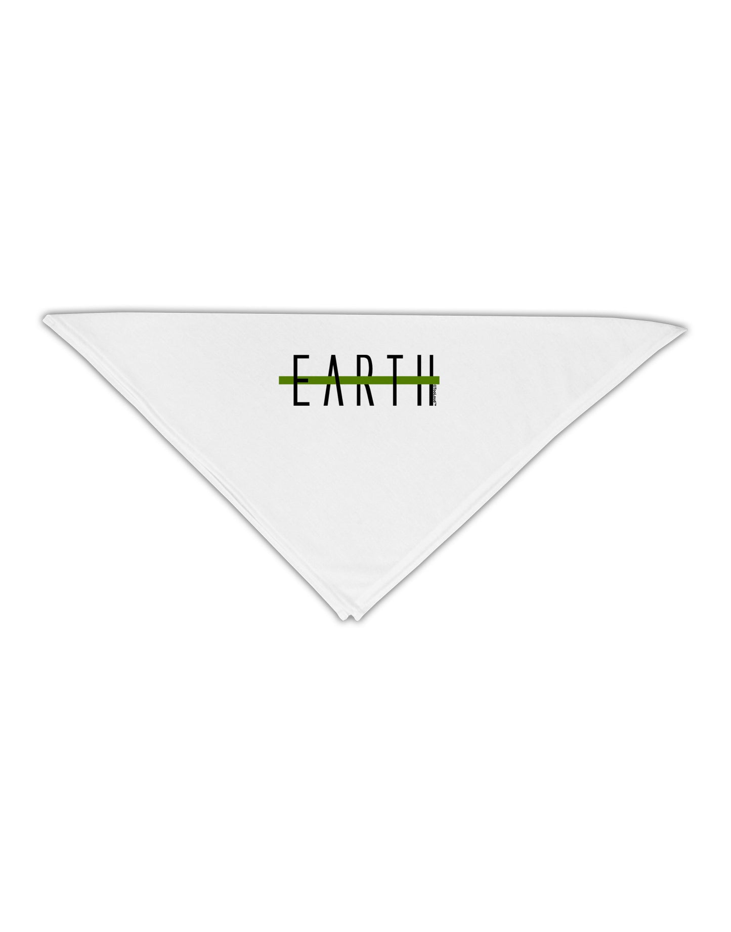Planet Earth Text Only Adult 19" Square Bandana-Square Bandanas-TooLoud-White-One-Size-Adult-Davson Sales