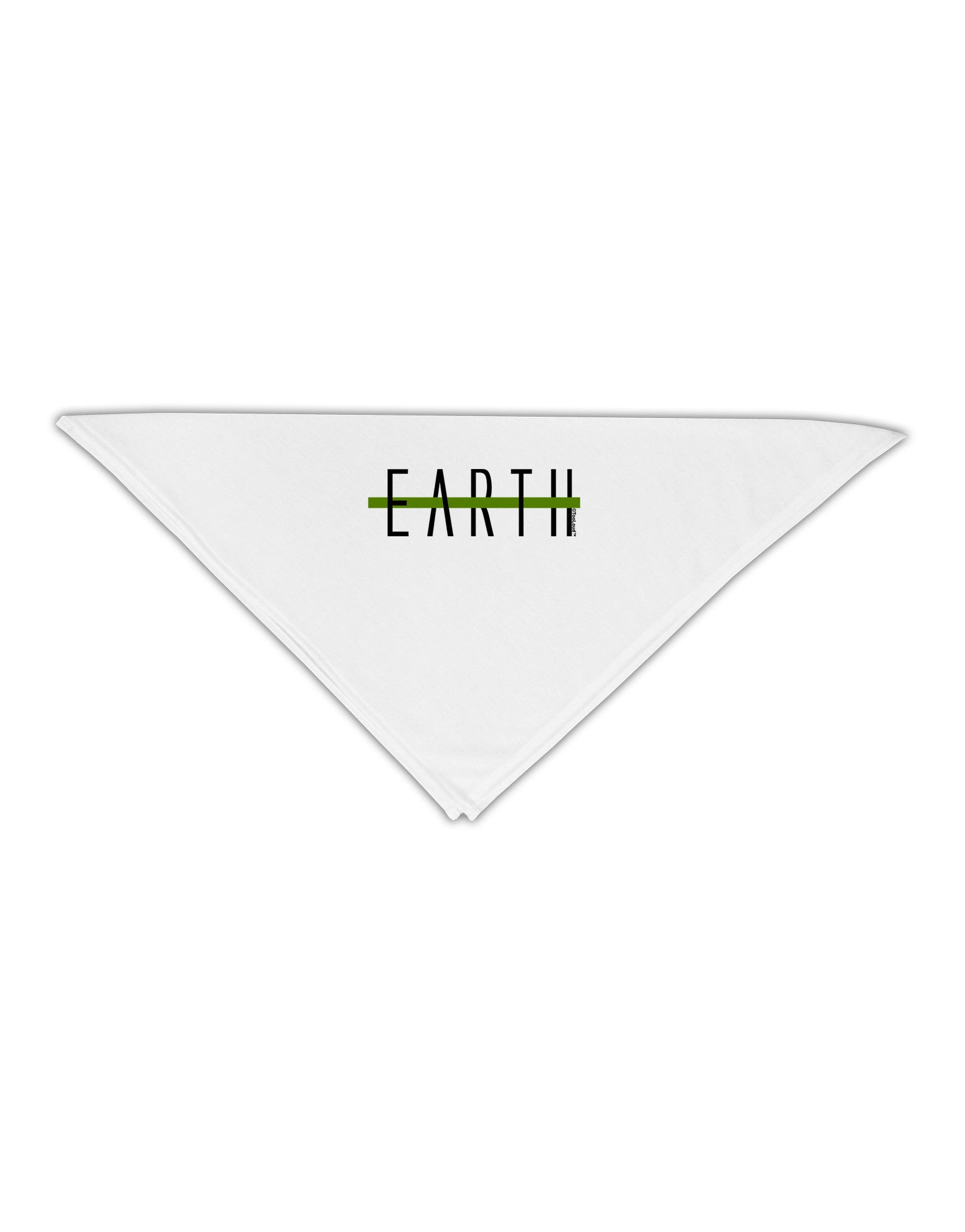Planet Earth Text Only Adult 19" Square Bandana-Square Bandanas-TooLoud-White-One-Size-Adult-Davson Sales