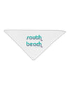 South Beach Color Scheme Design Adult 19&#x22; Square Bandana by TooLoud-Square Bandanas-TooLoud-White-One-Size-Adult-Davson Sales