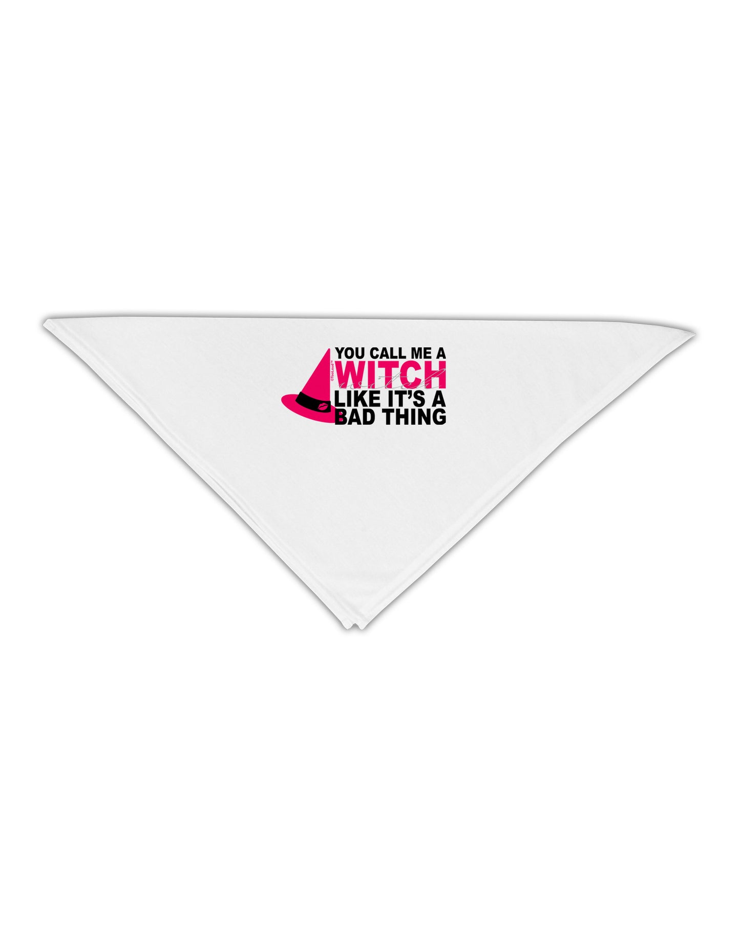 Witch - Bad Thing Hat Adult 19" Square Bandana-Square Bandanas-TooLoud-White-One-Size-Adult-Davson Sales