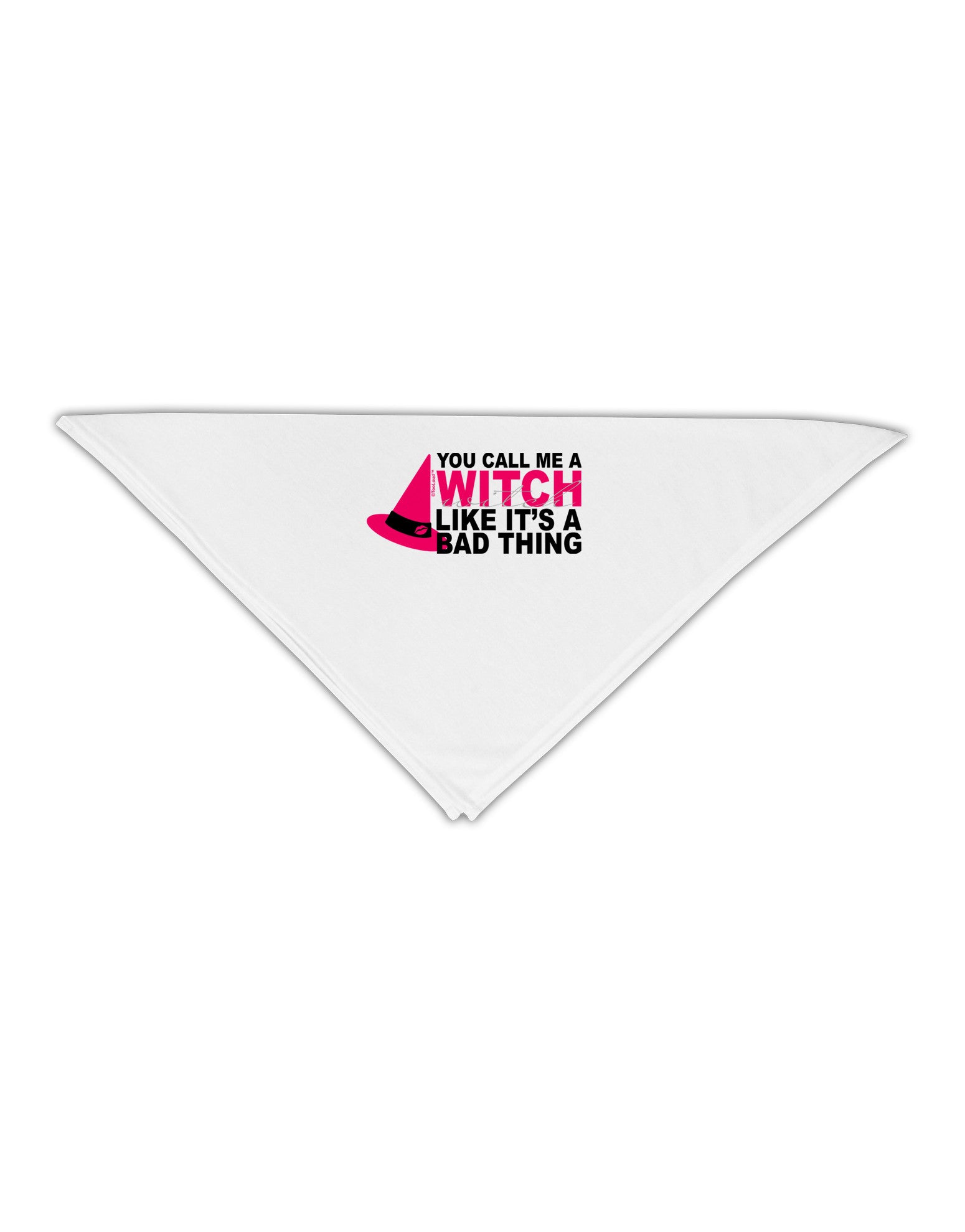 Witch - Bad Thing Hat Adult 19" Square Bandana-Square Bandanas-TooLoud-White-One-Size-Adult-Davson Sales