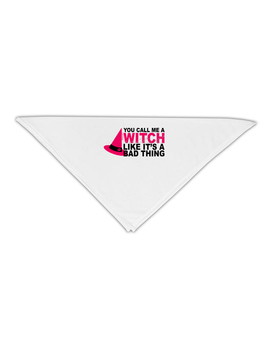 Witch - Bad Thing Hat Adult 19" Square Bandana-Square Bandanas-TooLoud-White-One-Size-Adult-Davson Sales