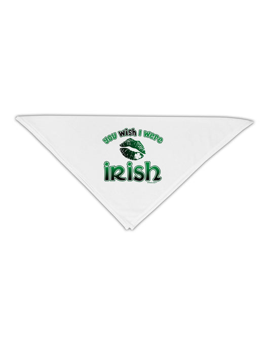 You Wish I Were Irish Adult 19&#x22; Square Bandana-Square Bandanas-TooLoud-White-One-Size-Adult-Davson Sales