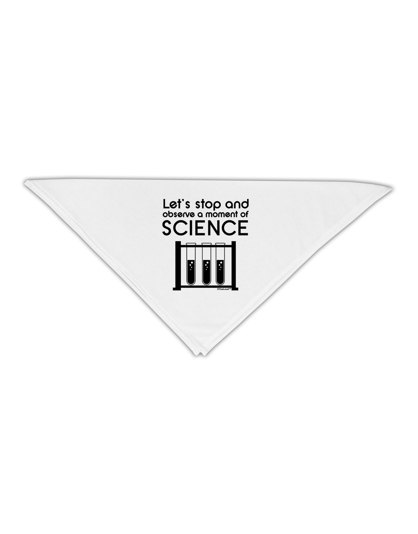 Moment of Science Adult 19" Square Bandana by TooLoud-Square Bandanas-TooLoud-White-One-Size-Adult-Davson Sales