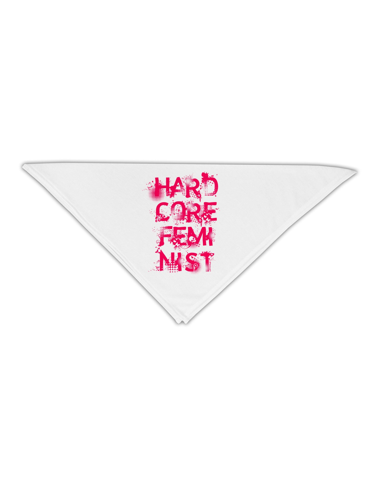 Hardcore Feminist - Pink Adult 19&#x22; Square Bandana-Square Bandanas-TooLoud-White-One-Size-Adult-Davson Sales