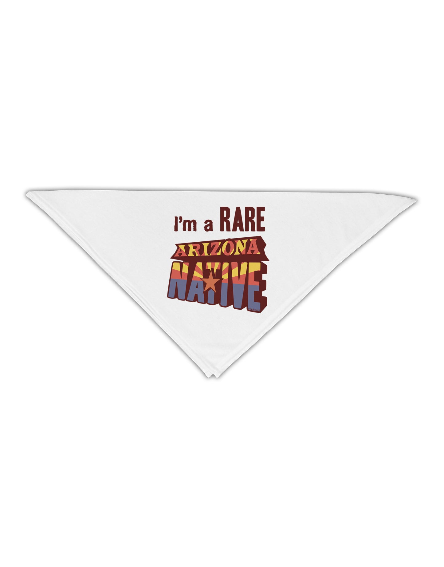 I'm a Rare Arizona Native Adult 19&#x22; Square Bandana-Square Bandanas-TooLoud-White-One-Size-Adult-Davson Sales