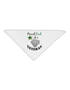 Dad of Veteran Adult 19&#x22; Square Bandana-Square Bandanas-TooLoud-White-One-Size-Adult-Davson Sales