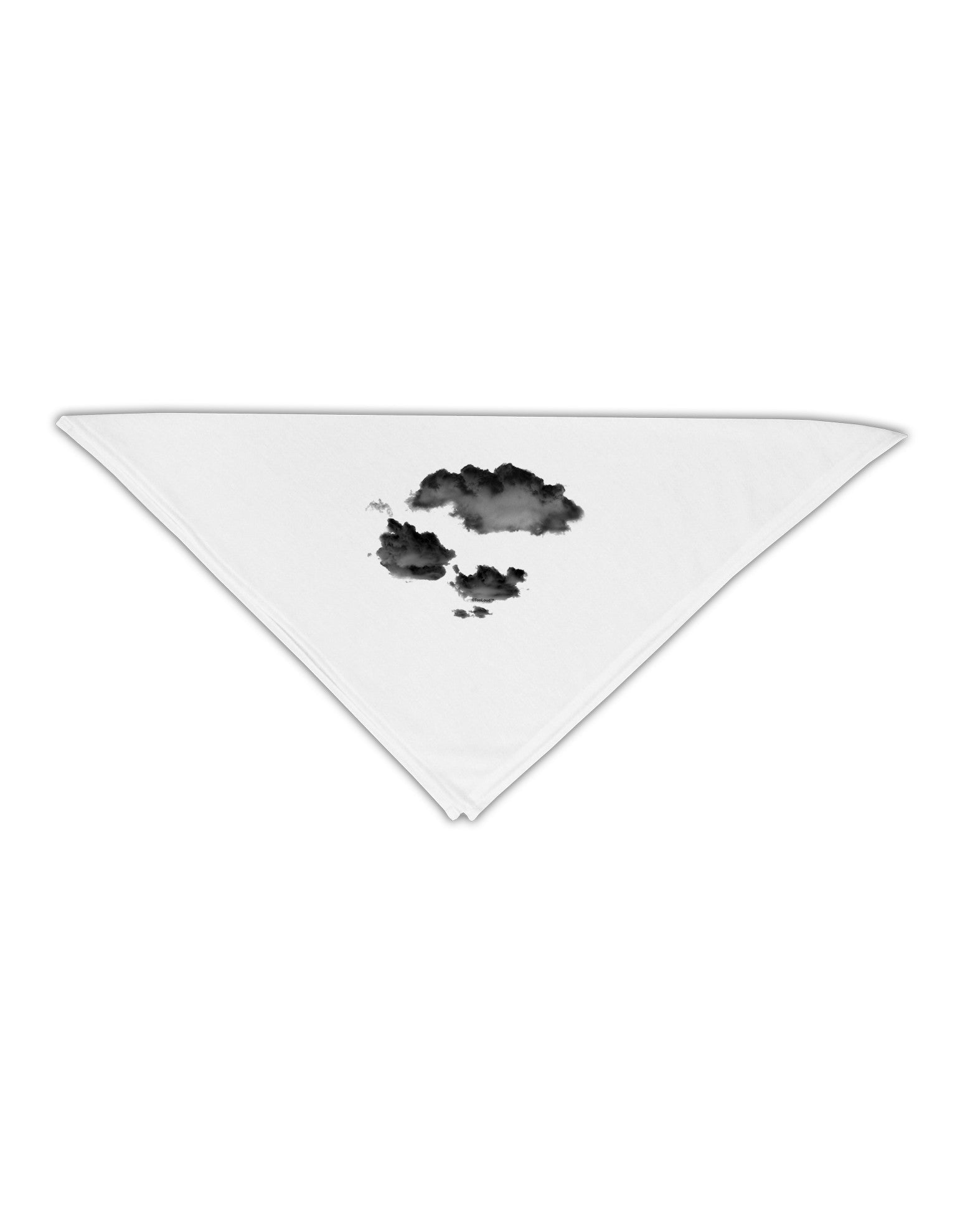 Inverted Puffy Clouds Adult 19&#x22; Square Bandana-Square Bandanas-TooLoud-White-One-Size-Adult-Davson Sales