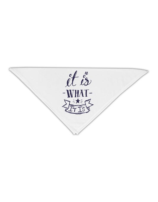 It Is What It Is Adult 19&#x22; Square Bandana-Square Bandanas-TooLoud-White-One-Size-Adult-Davson Sales