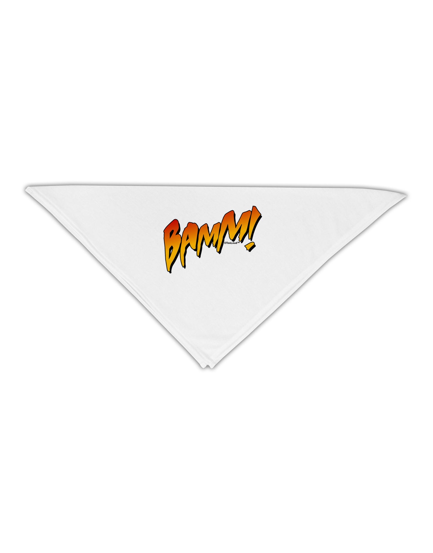 Onomatopoeia BAMM Adult 19" Square Bandana-Square Bandanas-TooLoud-White-One-Size-Adult-Davson Sales