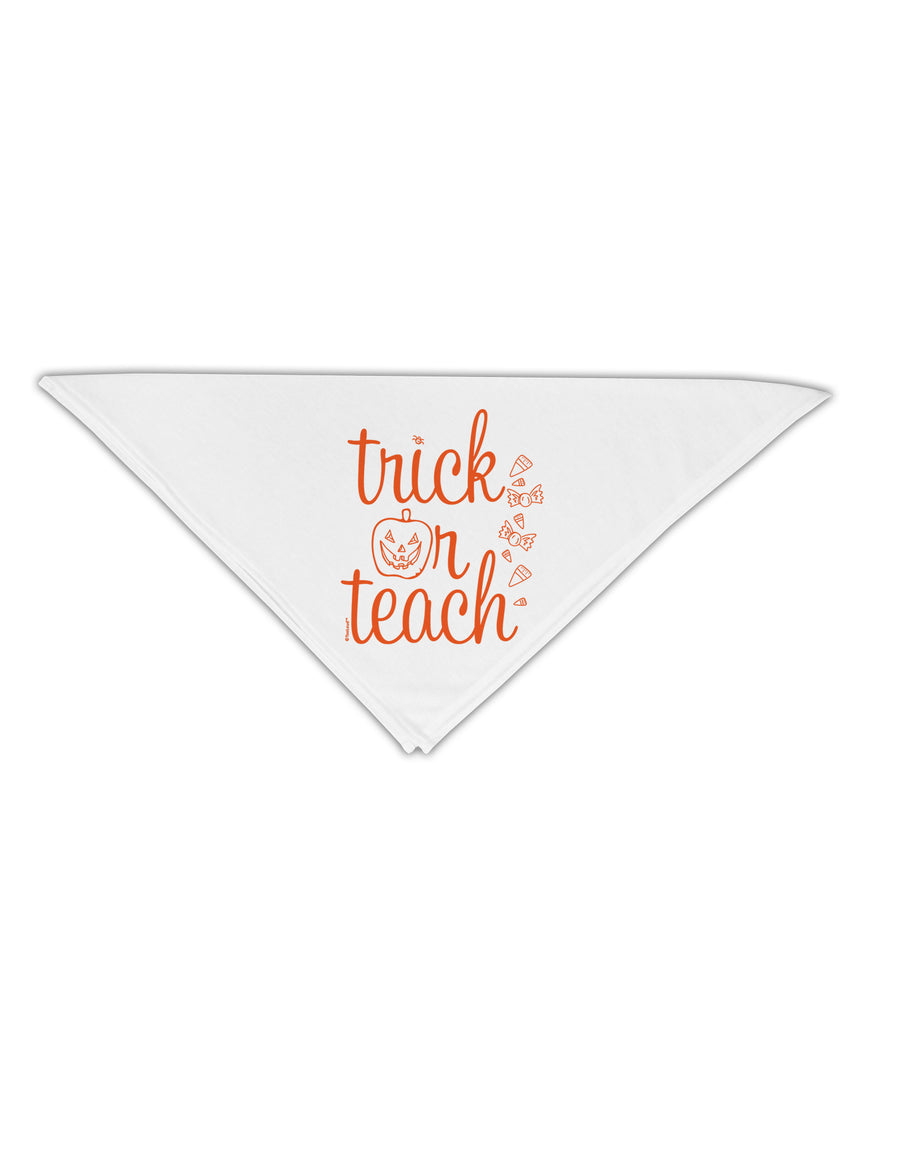 Trick or Teach Adult 19 Inch Square Bandana-Bandanas-TooLoud-White-One-Size-Adult-Davson Sales
