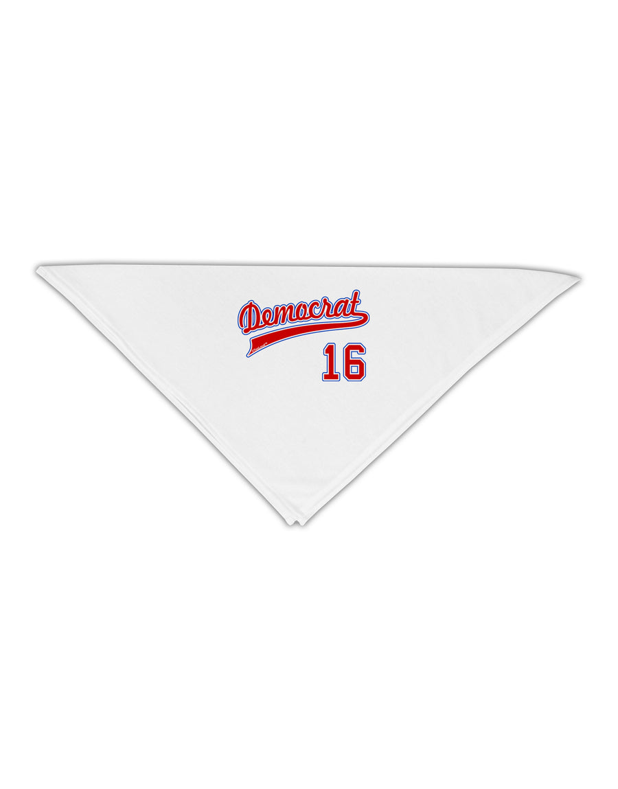 Democrat Jersey 16 Adult 19" Square Bandana-Square Bandanas-TooLoud-White-One-Size-Adult-Davson Sales