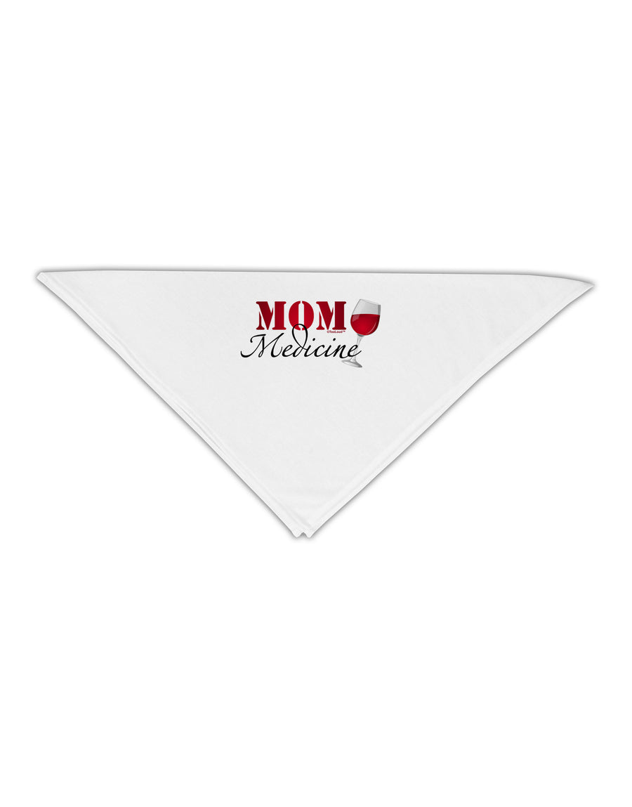 Mom Medicine Adult 19" Square Bandana-Square Bandanas-TooLoud-White-One-Size-Adult-Davson Sales