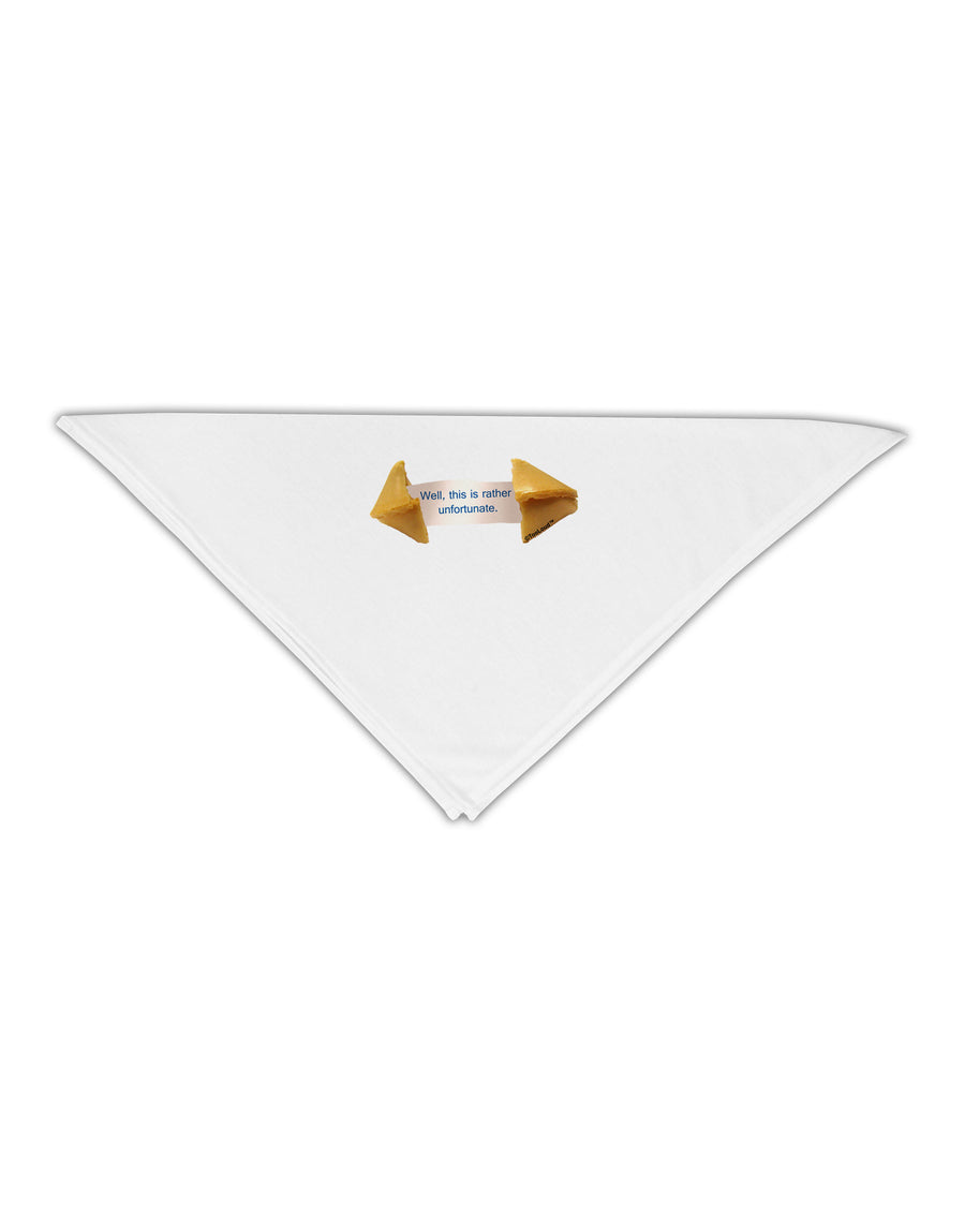 Unfortunate Cookie Adult 19&#x22; Square Bandana-Square Bandanas-TooLoud-White-One-Size-Adult-Davson Sales