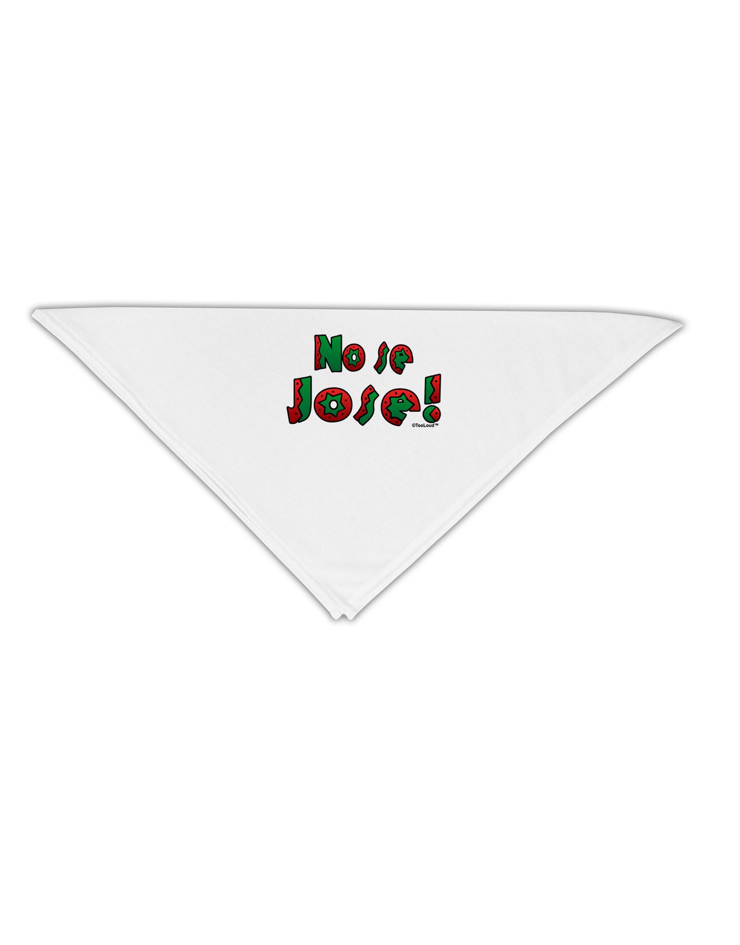 No Se Jose Adult 19" Square Bandana-Square Bandanas-TooLoud-White-One-Size-Adult-Davson Sales