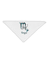 Scorpio Symbol Adult 19" Square Bandana-Square Bandanas-TooLoud-White-One-Size-Adult-Davson Sales