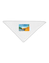 Castlewood Canyon Watercolor Adult 19&#x22; Square Bandana-Square Bandanas-TooLoud-White-One-Size-Adult-Davson Sales