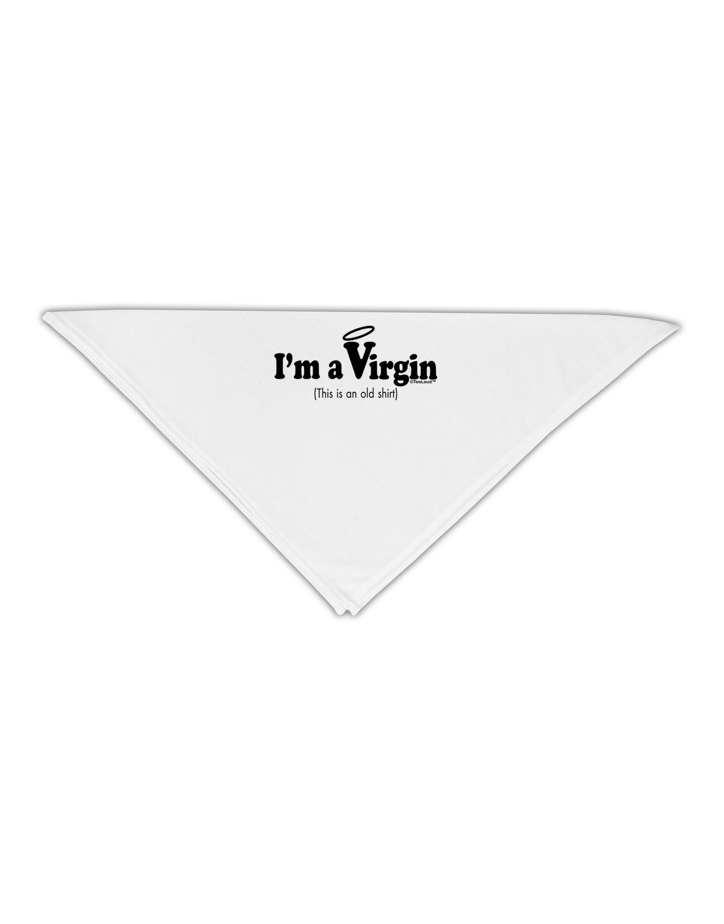 I'm a Virgin - Humor Adult 19&#x22; Square Bandana by TooLoud-Square Bandanas-TooLoud-White-One-Size-Adult-Davson Sales
