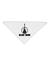 Bass Mom - Mother's Day Design Adult 19" Square Bandana-Square Bandanas-TooLoud-White-One-Size-Adult-Davson Sales