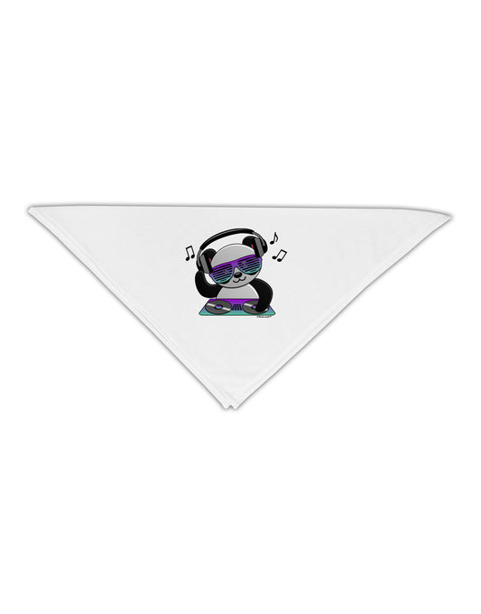 Panda DJ Adult 19&#x22; Square Bandana-Square Bandanas-TooLoud-White-One-Size-Adult-Davson Sales