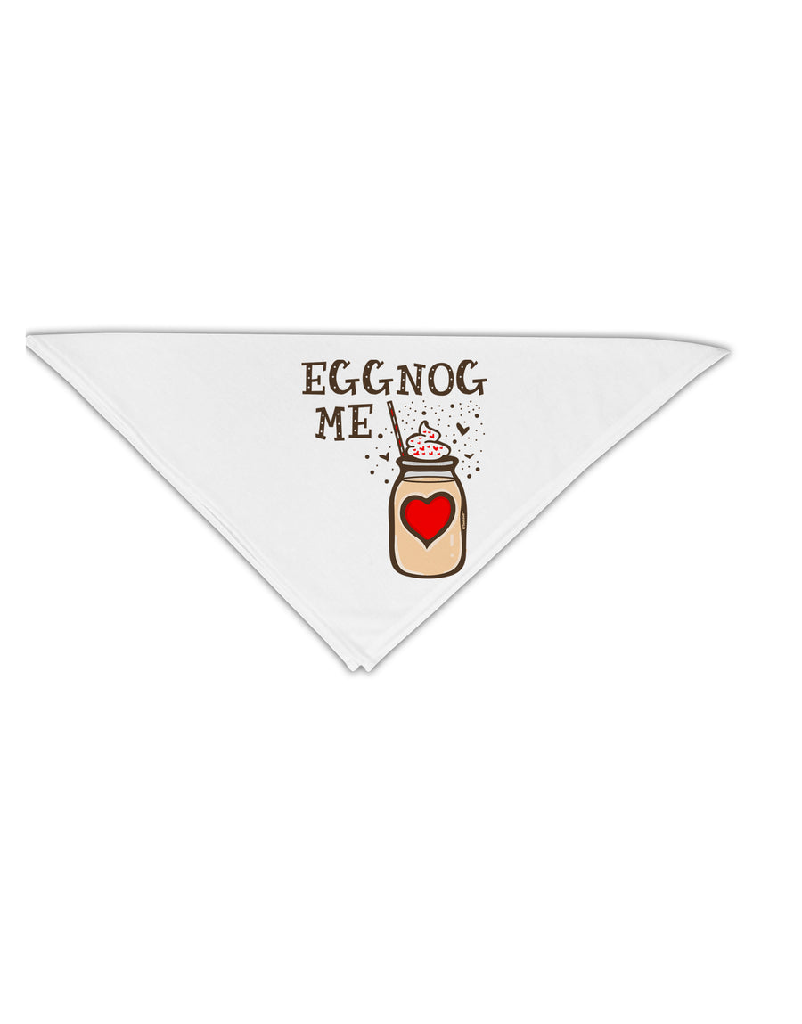Eggnog Me Adult 19 Inch Square Bandana-Bandanas-TooLoud-White-One-Size-Adult-Davson Sales