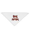 Fluent in Sarcasm Adult 19 Inch Square Bandana-Bandanas-TooLoud-White-One-Size-Adult-Davson Sales