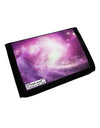 Purple Galaxy AOP Trifold Wallet All Over Print-Wallet-TooLoud-White-One Size-Davson Sales
