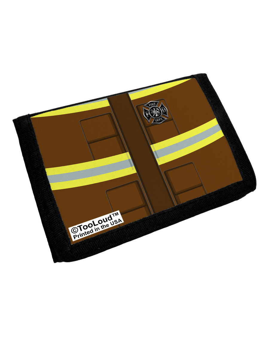 Firefighter Brown AOP Trifold Wallet All Over Print-Wallet-TooLoud-White-One Size-Davson Sales