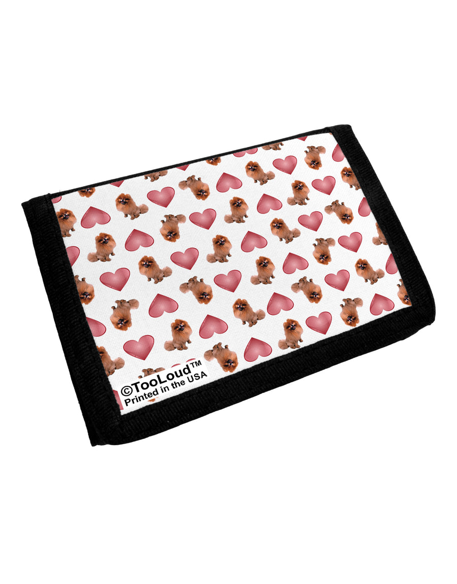 Pomeranian Hearts AOP Trifold Wallet All Over Print-Wallet-TooLoud-White-One Size-Davson Sales