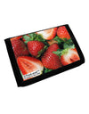 Strawberries All Over Trifold Wallet All Over Print-Wallet-TooLoud-White-One Size-Davson Sales