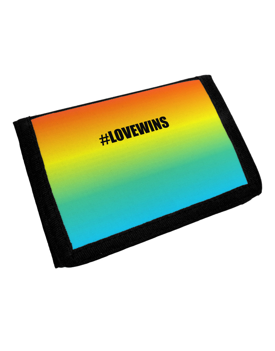 Rainbow Print - Hashtag Love Wins Trifold Wallet All Over Print-Wallet-TooLoud-White-One Size-Davson Sales