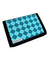 Blue Argyle AOP Trifold Wallet All Over Print by TooLoud