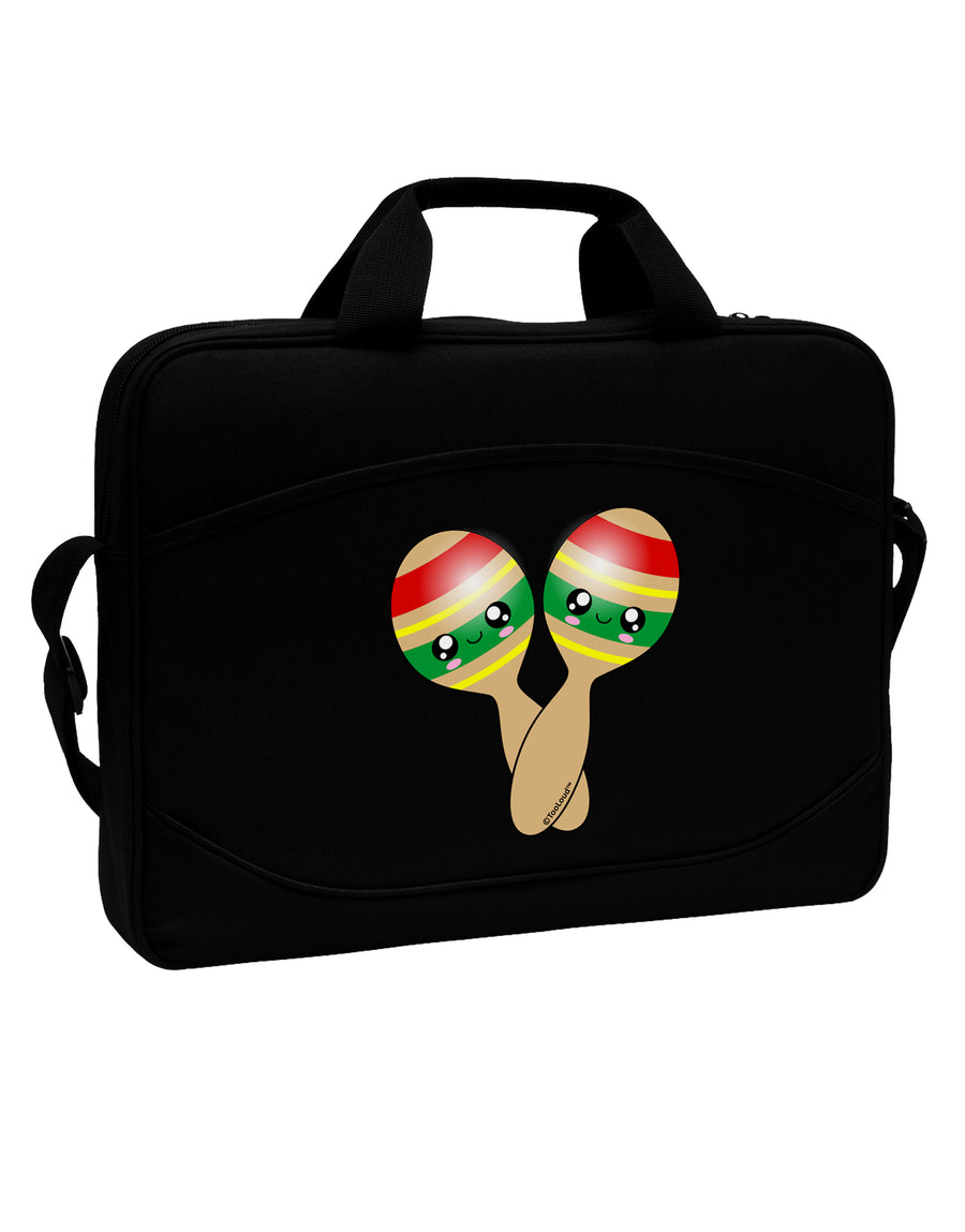 Cute Maracas Design 15&#x22; Dark Laptop / Tablet Case Bag by TooLoud-Laptop / Tablet Case Bag-TooLoud-Black-Davson Sales