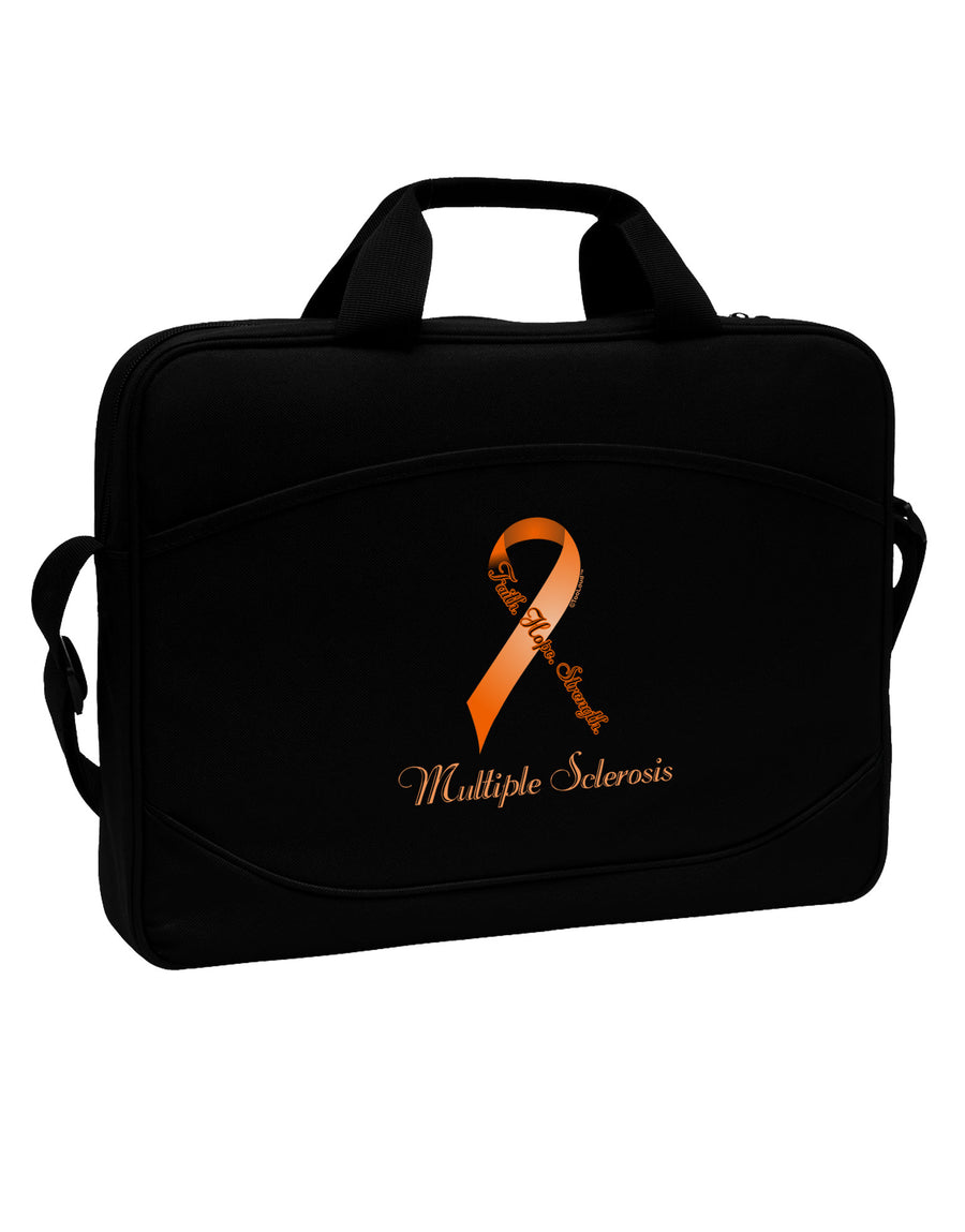 MS - Faith Hope Strength 15&#x22; Dark Laptop / Tablet Case Bag-Laptop / Tablet Case Bag-TooLoud-Black-White-Davson Sales