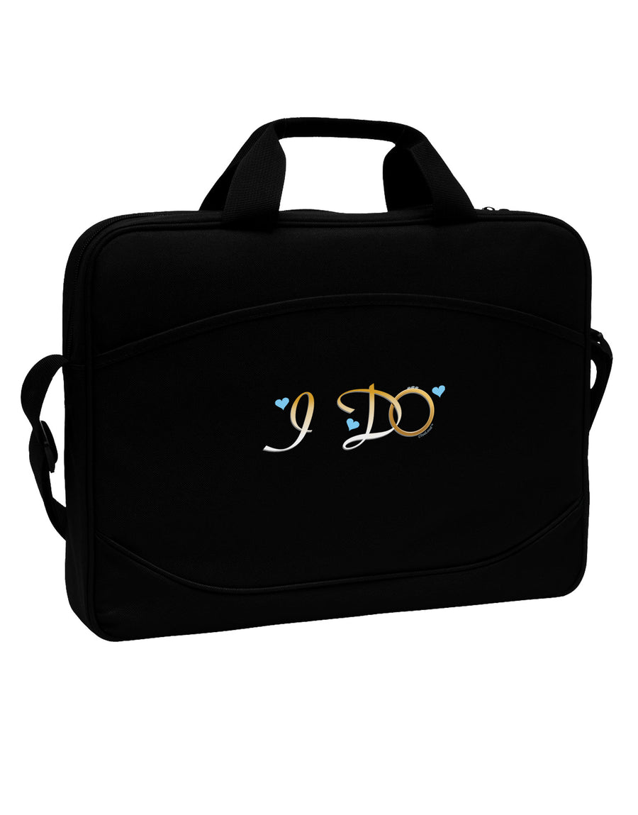 I Do - Groom 15&#x22; Dark Laptop / Tablet Case Bag-Laptop / Tablet Case Bag-TooLoud-Black-White-15 Inches-Davson Sales