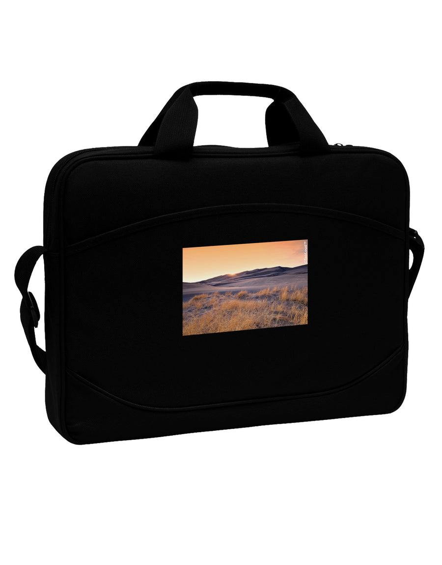 Colorado Sand Dunes 15&#x22; Dark Laptop / Tablet Case Bag-Laptop / Tablet Case Bag-TooLoud-Black-White-Davson Sales