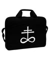 Sulphur Cross 15&#x22; Dark Laptop / Tablet Case Bag-Laptop / Tablet Case Bag-TooLoud-Black-White-15 Inches-Davson Sales